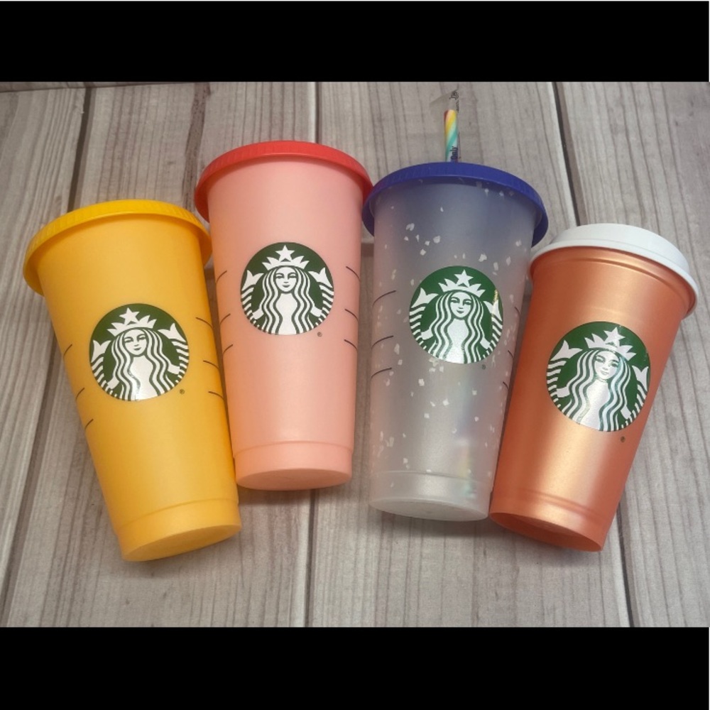 4 Starbucks Reusable Cup Tumbler Variety